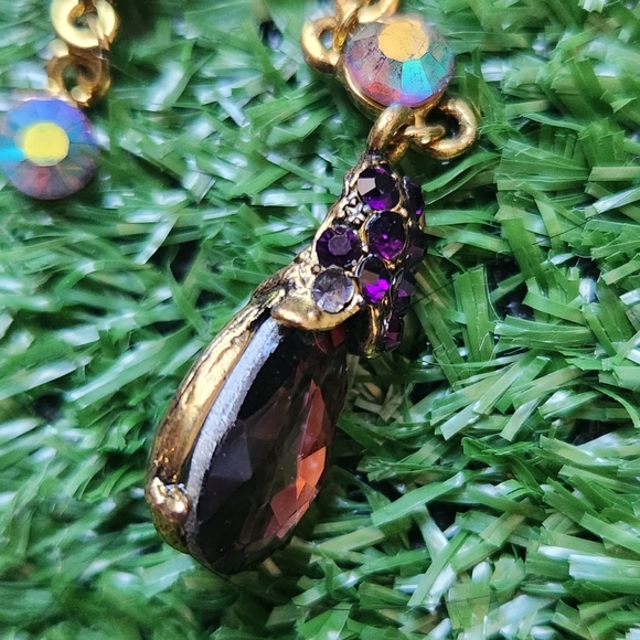 Purple Rhinestones Brooches - Picture 5 of 11